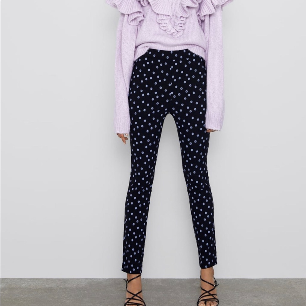 Flora print leggings